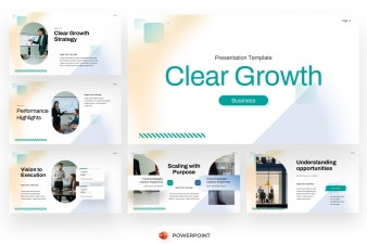 Clear Growth PowerPoint Template